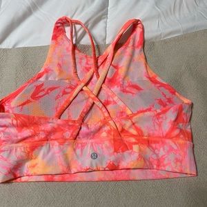 Wunder train sports bra long line and high neck